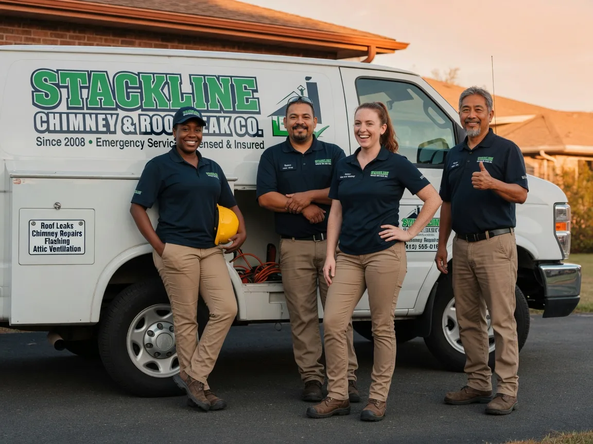 Chimney flashing repair company in Broadbent, OR